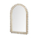 35 - Inch Natural Wood Arch Mirror – Rustic Accent Wall Decor