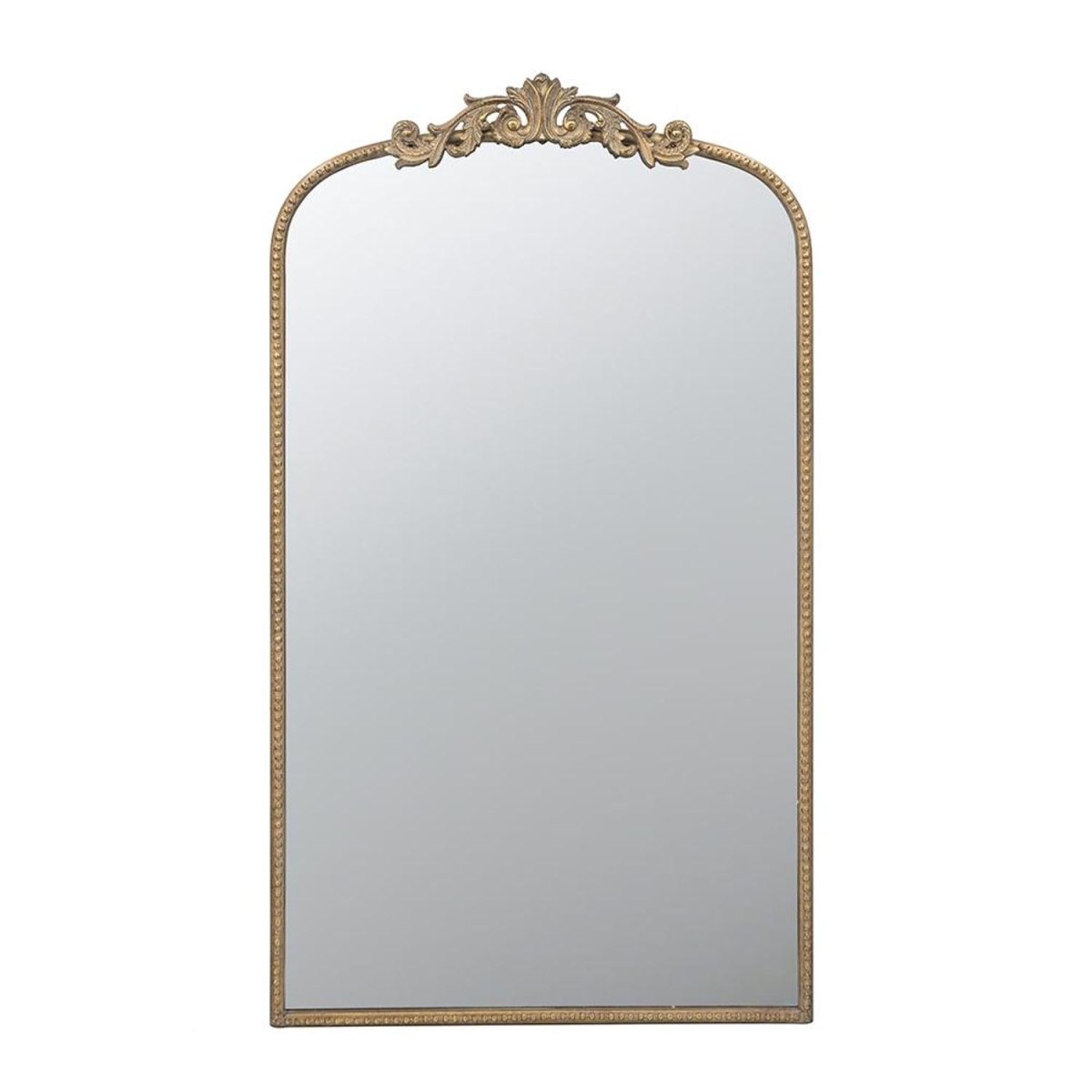 42" Gold Arch Iron Framed Accent Mirror