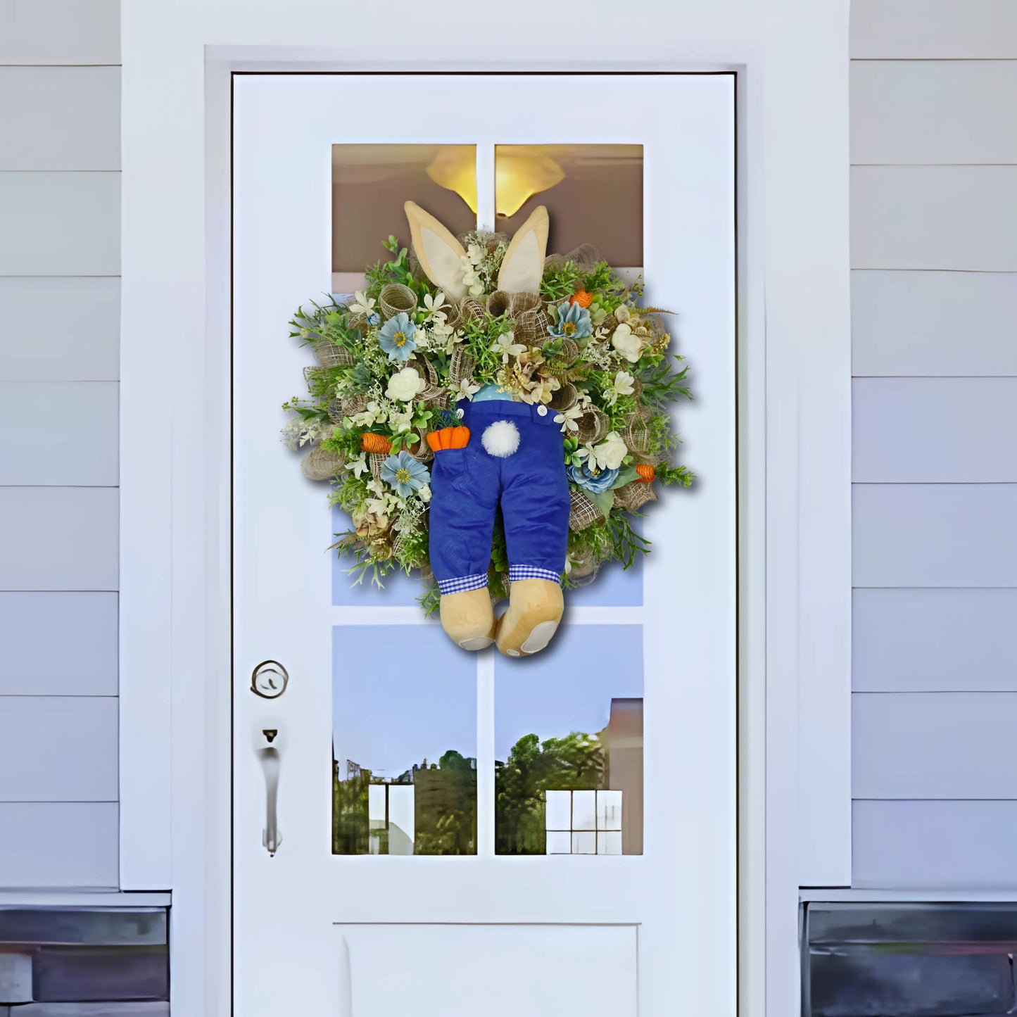 Easter Bunny Butt Wreath - Spring Front Door Decor