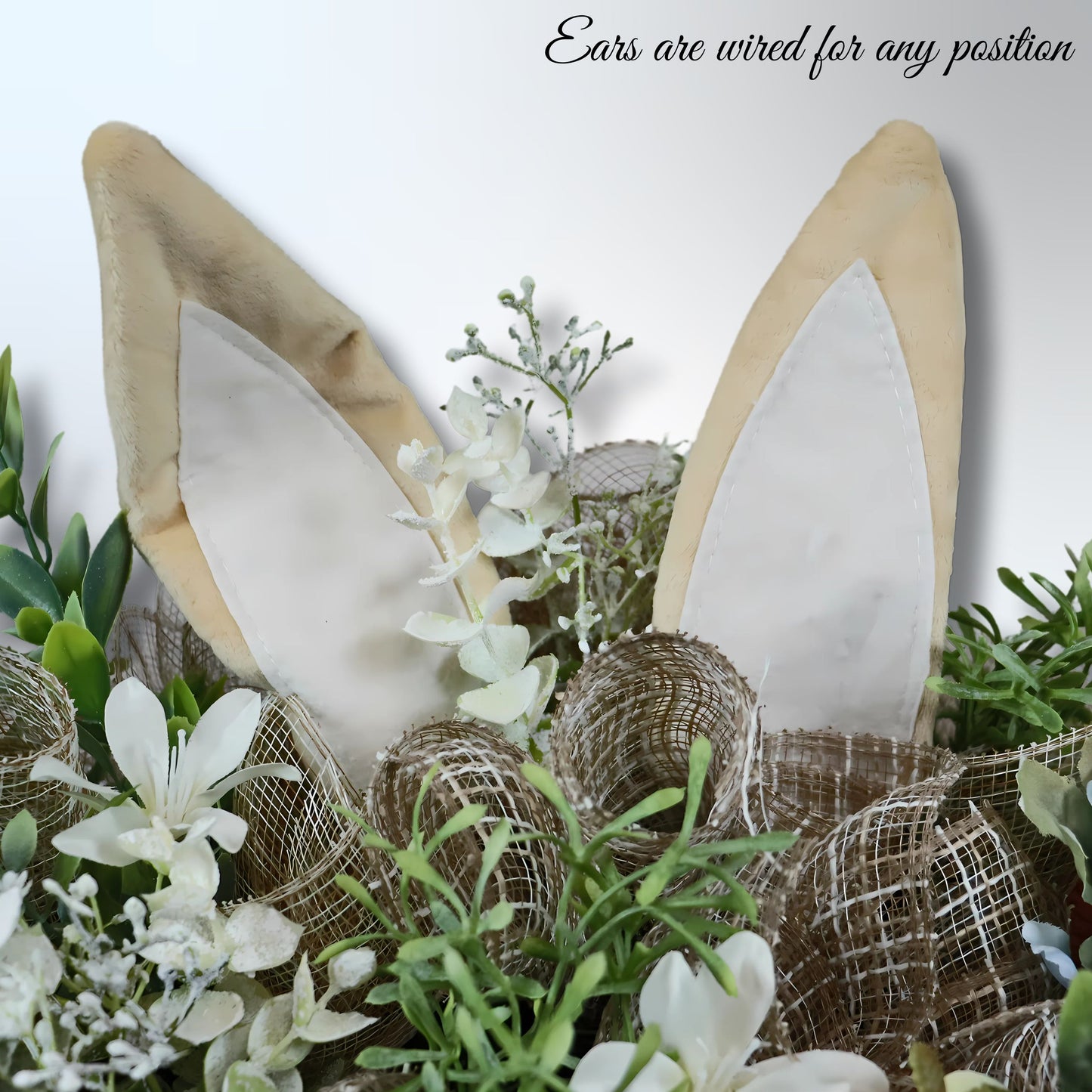 Easter Bunny Butt Wreath - Spring Front Door Decor