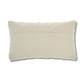 Ivory Blue Striped 12x20 Lumbar Pillow – Cotton Blend