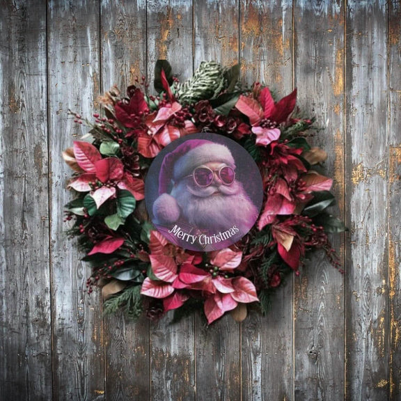 Urban Santa Christmas Sign – Modern Holiday Decor