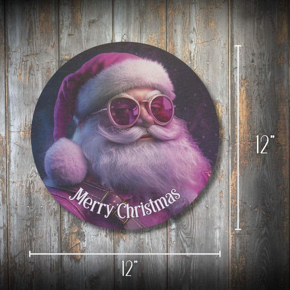 Urban Santa Christmas Sign – Modern Holiday Decor